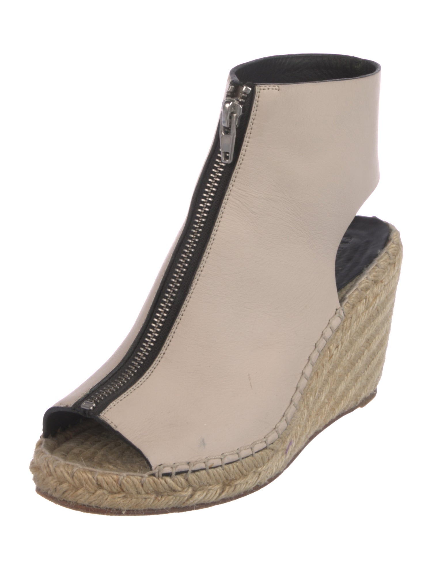 Celine Leather Braided Accents Slingback Pumps