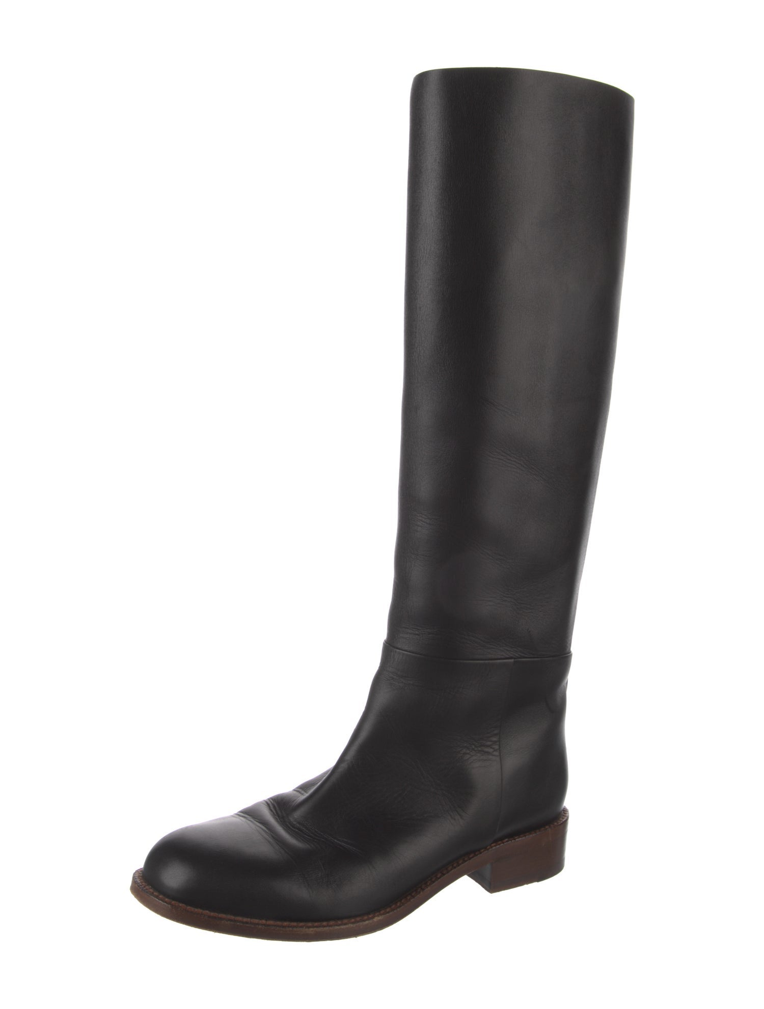 Celine Leather Riding Boots