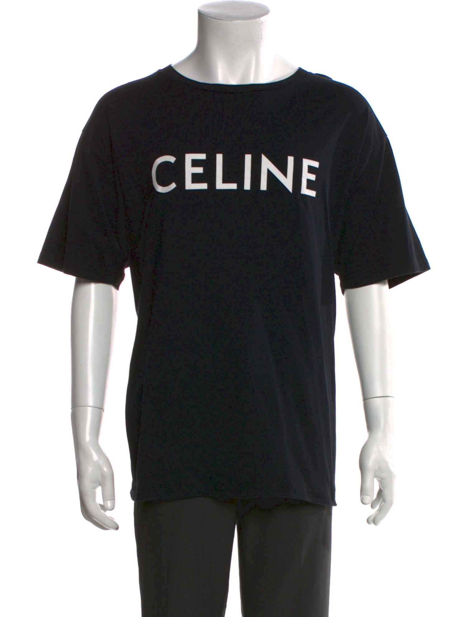 Celine Graphic Print Crew Neck T-Shirt
