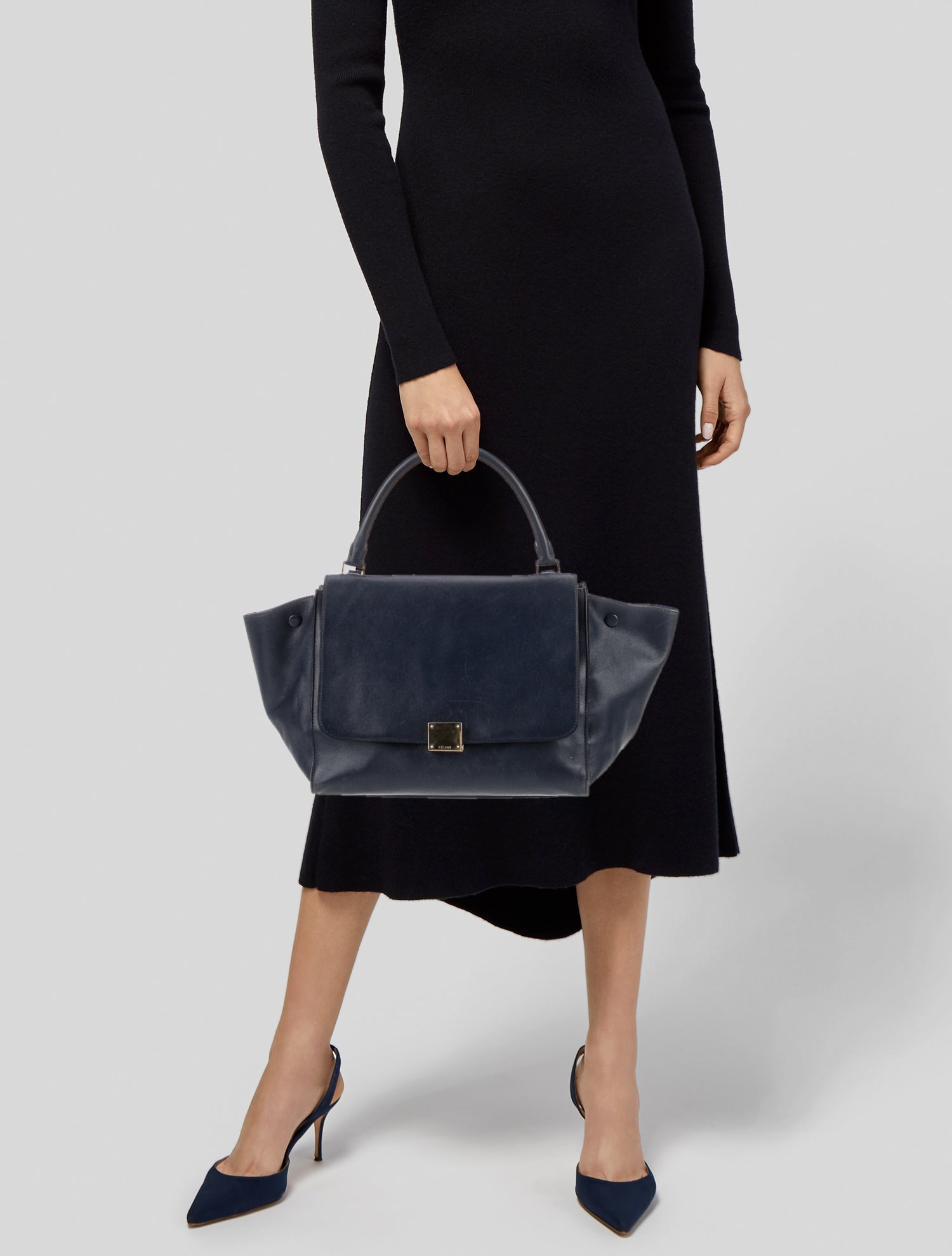 Celine Leather Trapeze Medium