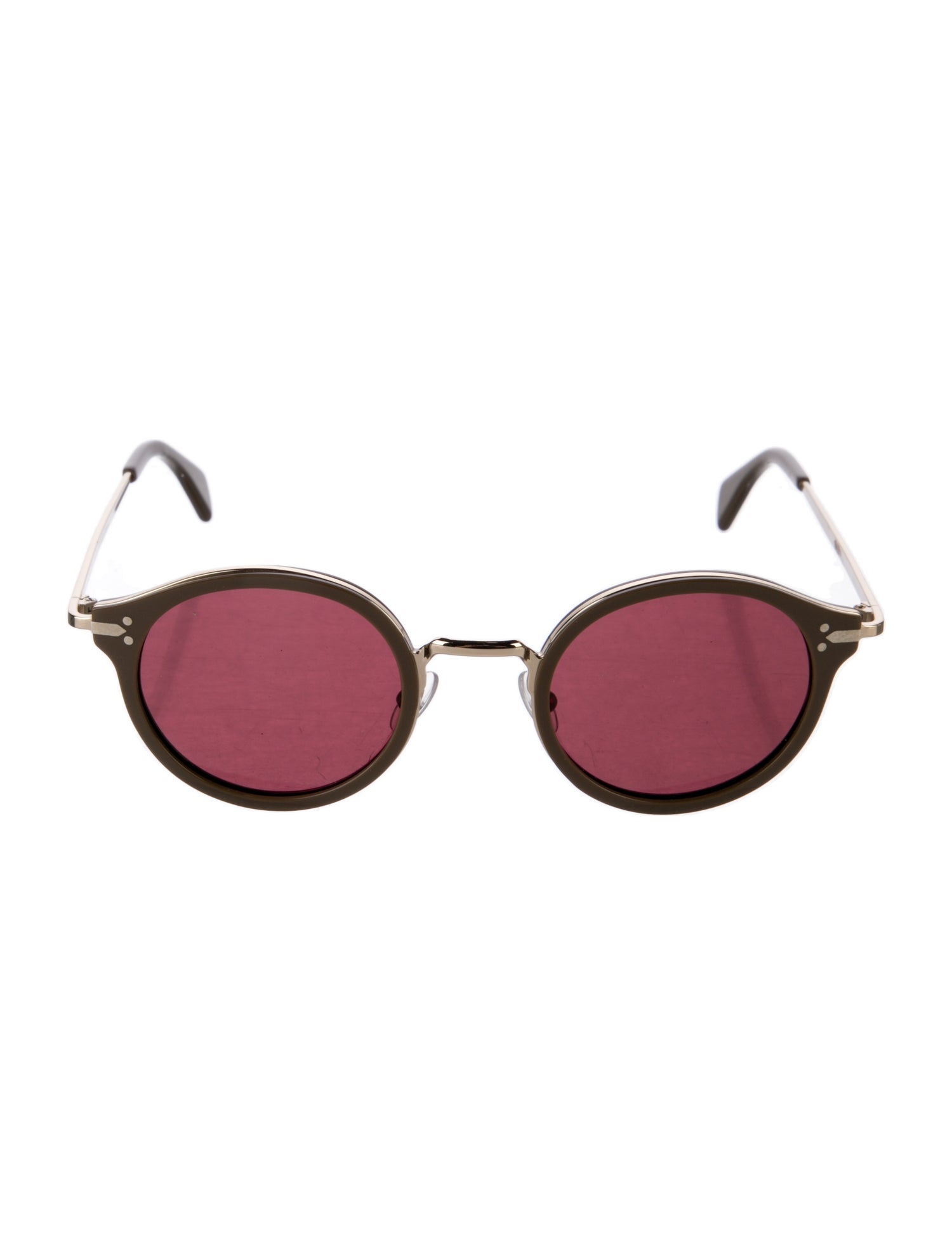 Celine Round Tinted Sunglasses