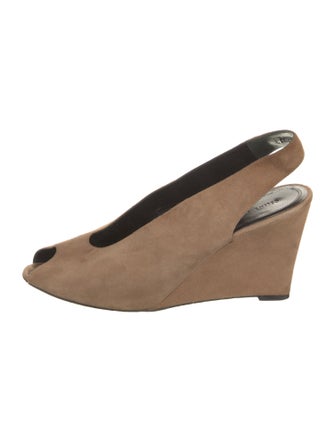 Celine Suede Slingback Pumps