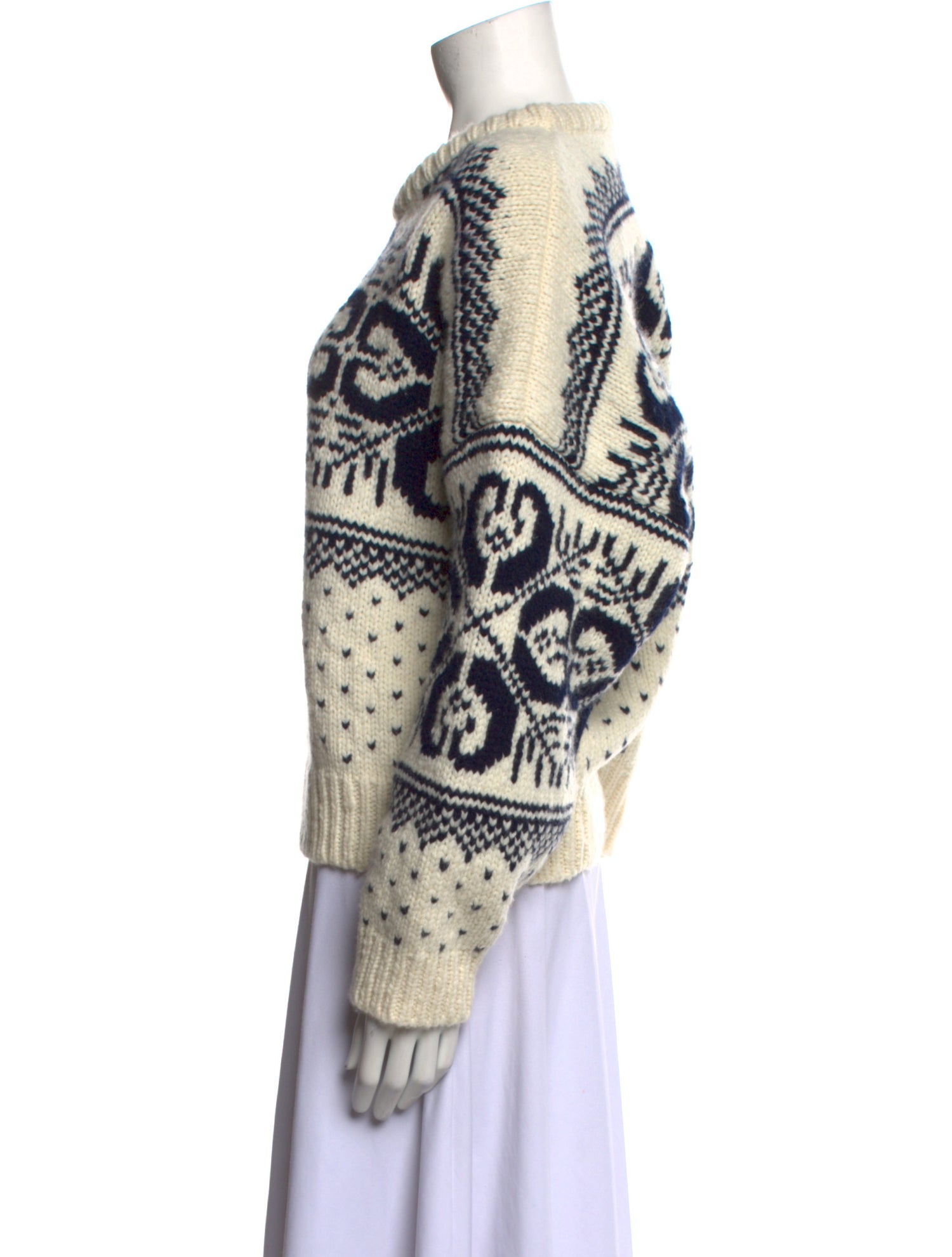 Celine Wool Printed Sweater