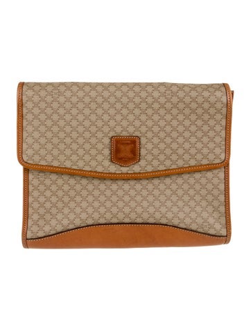 Celine Clutches Macadam Portfolio Vintage