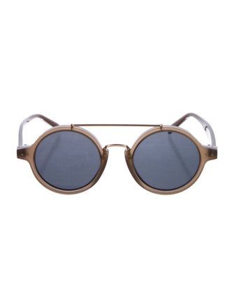 Celine Round Mirrored Sunglasses