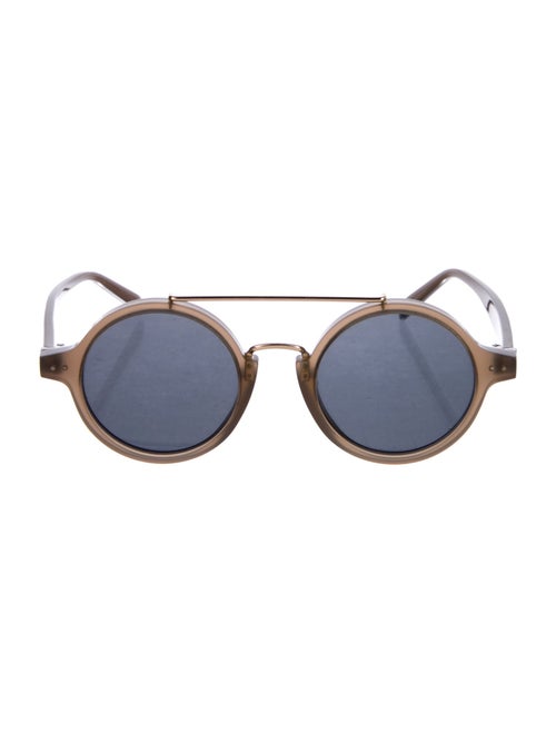 Celine Round Mirrored Sunglasses