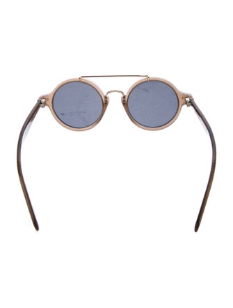 Celine Round Mirrored Sunglasses