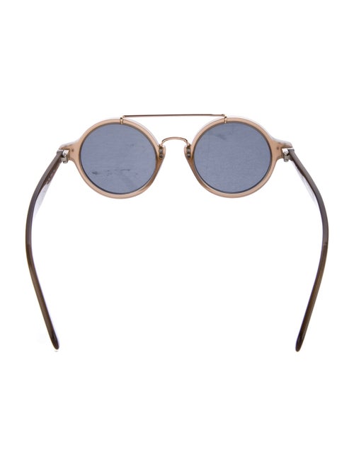 Celine Round Mirrored Sunglasses
