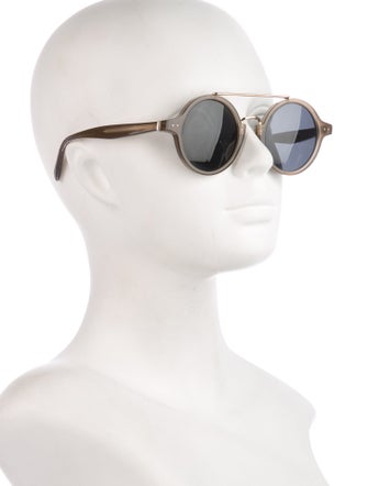 Celine Round Mirrored Sunglasses