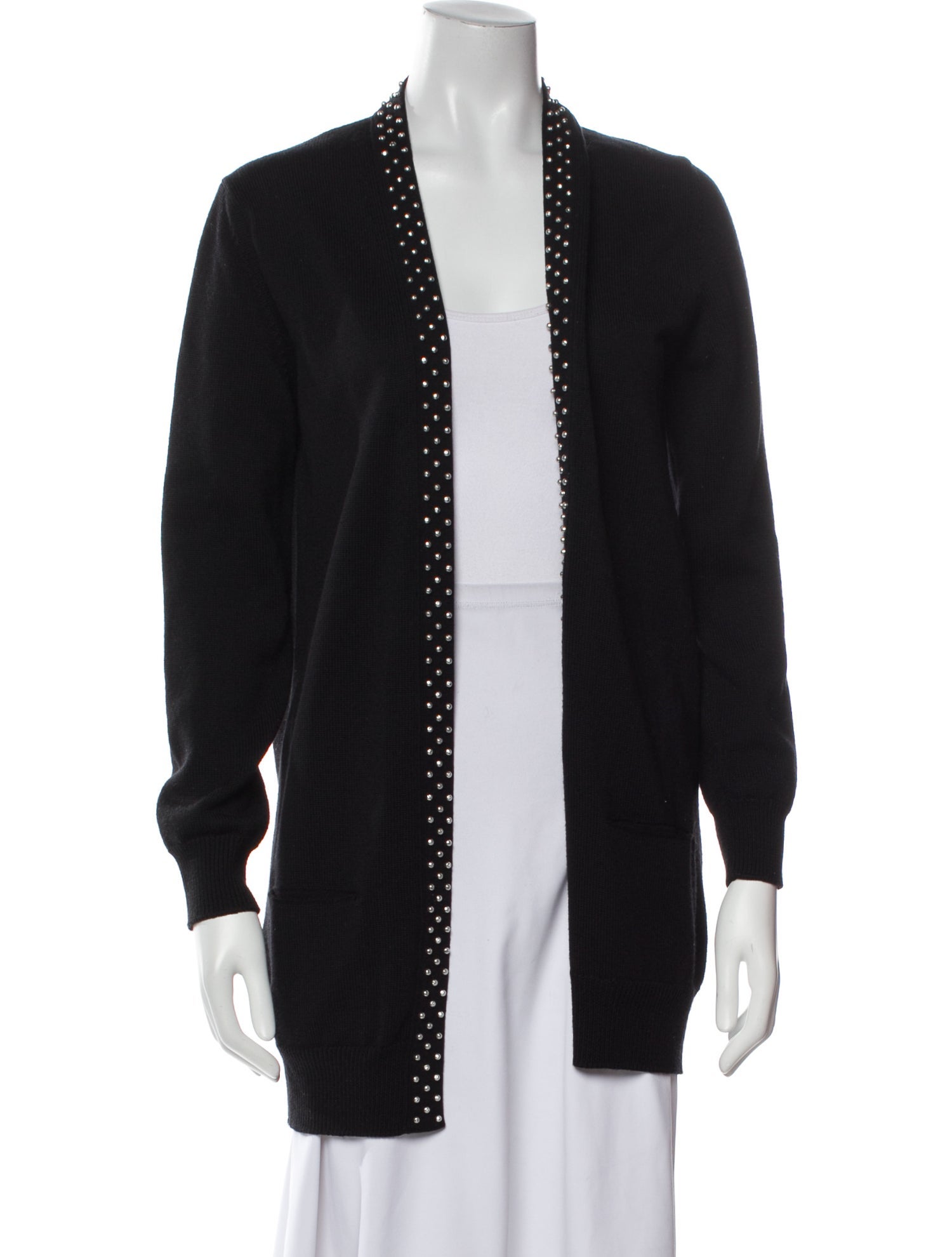 Celine Wool Open Front Sweater