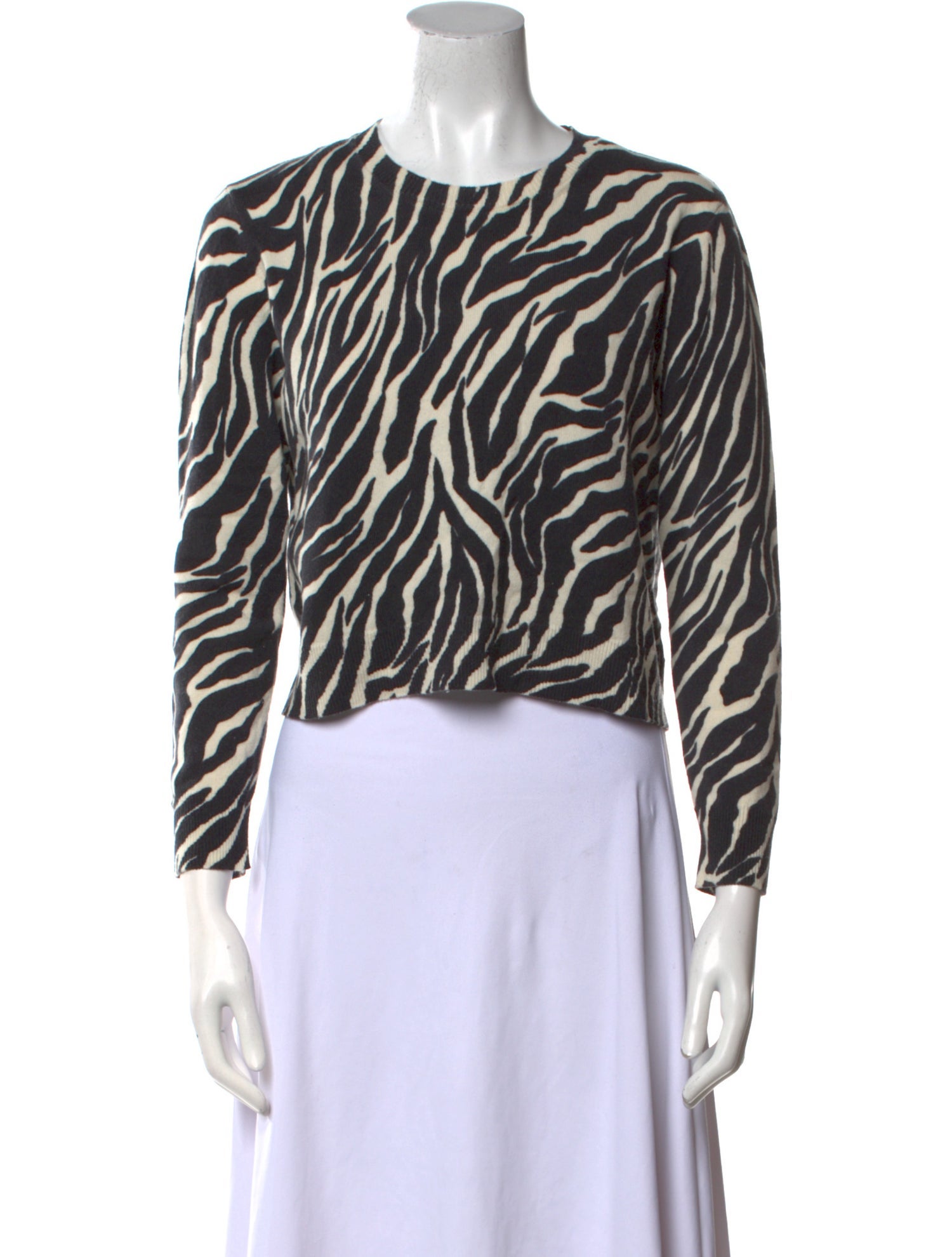 Celine Wool Animal Print Sweater