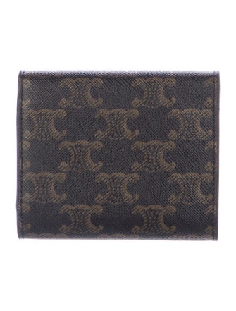 Celine 2023 Small Triomphe Compact Wallet