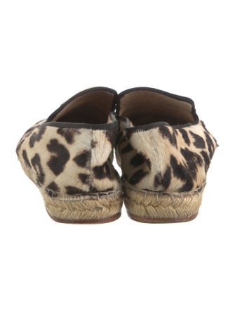 Celine Ponyhair Animal Print Espadrilles