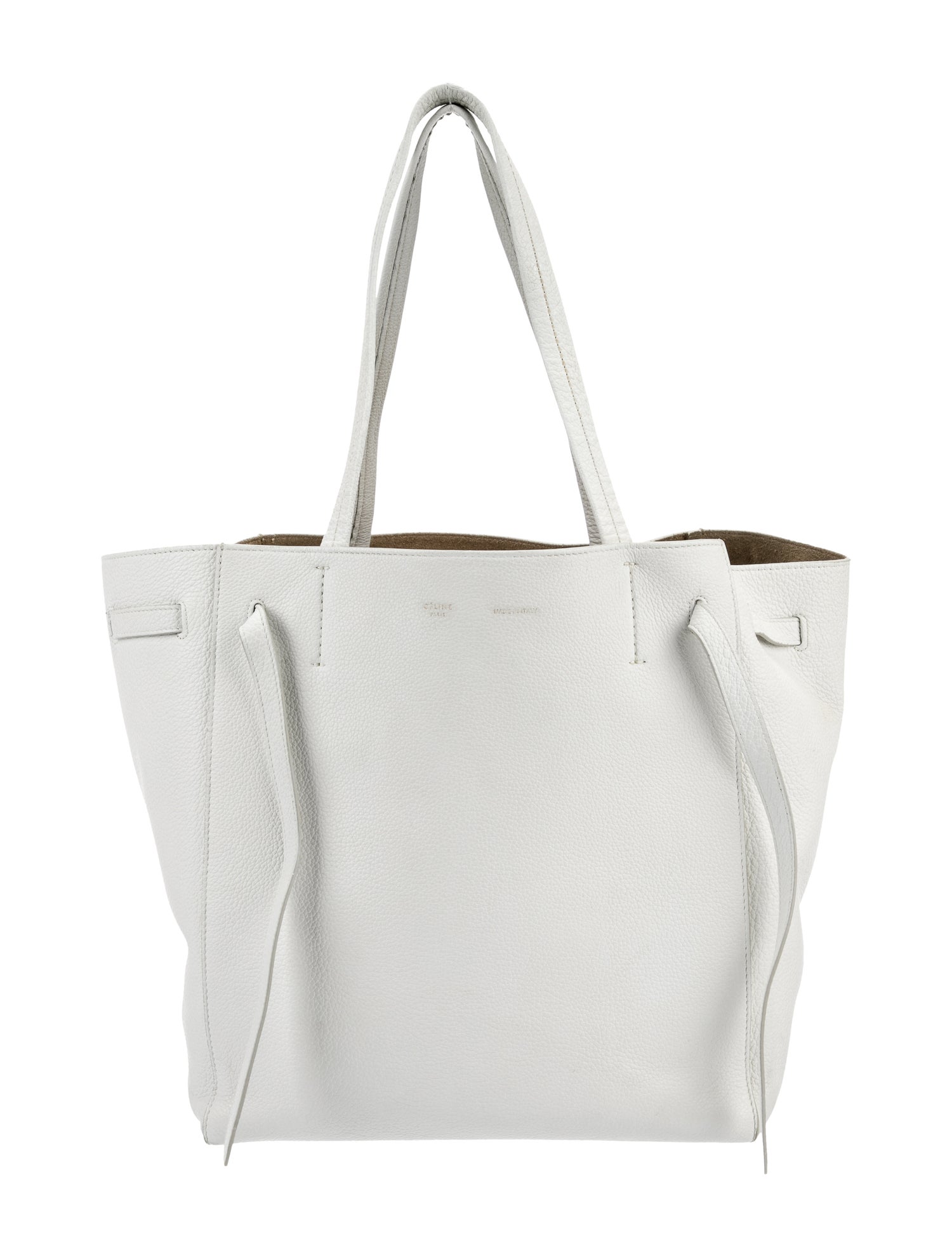 Celine Leather Cabas Phantom w/Belt Small