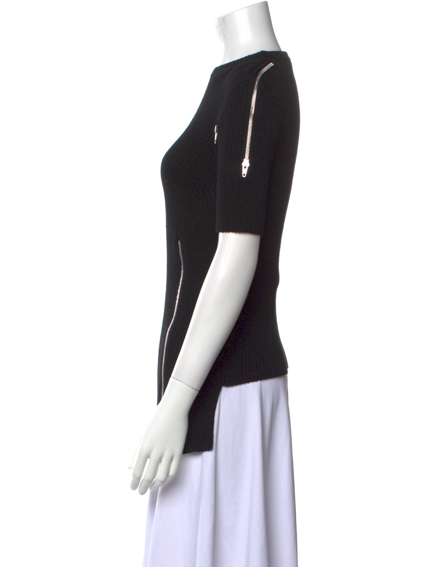 Celine Wool Crew Neck T-Shirt