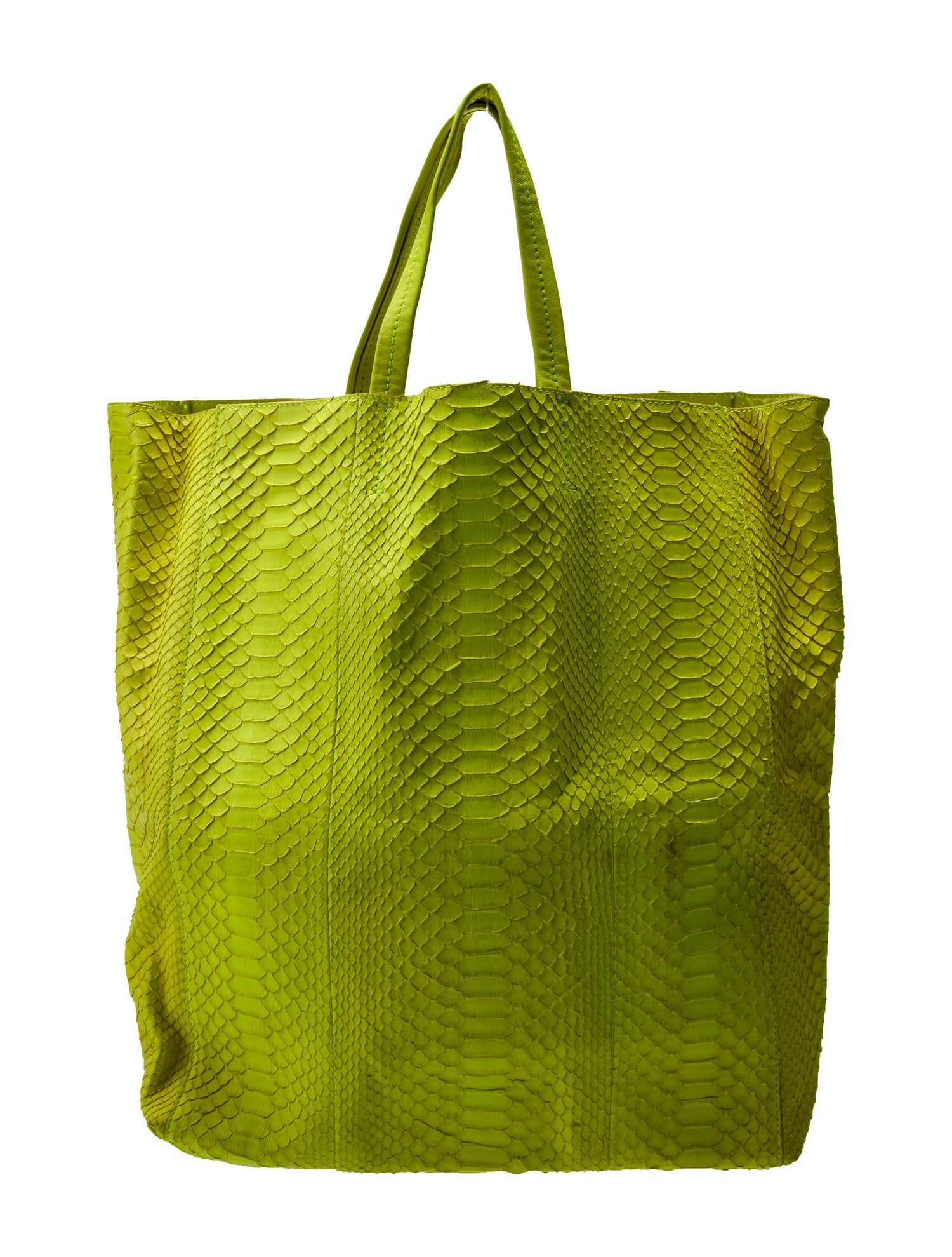 Celine Python Vertical Cabas