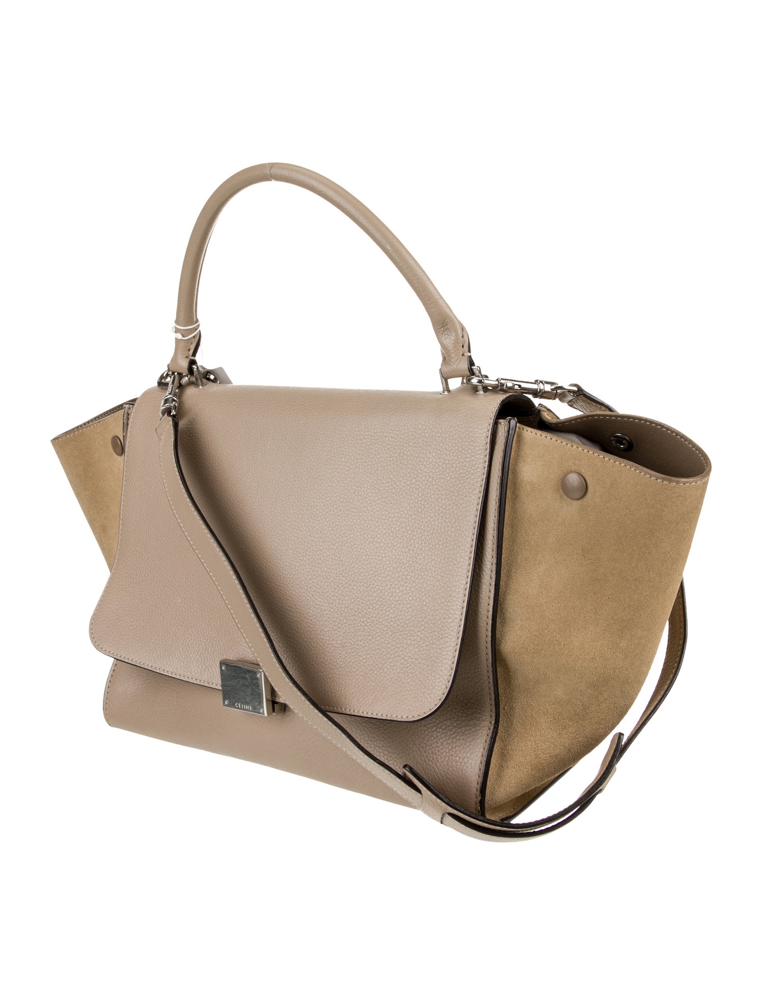 Celine Leather Top Handle Bag