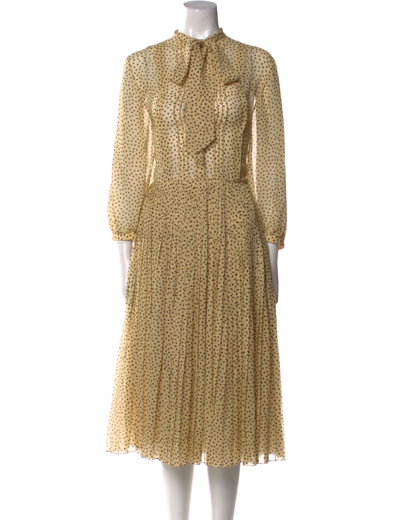 Celine Lavaliere Midi Length Dress