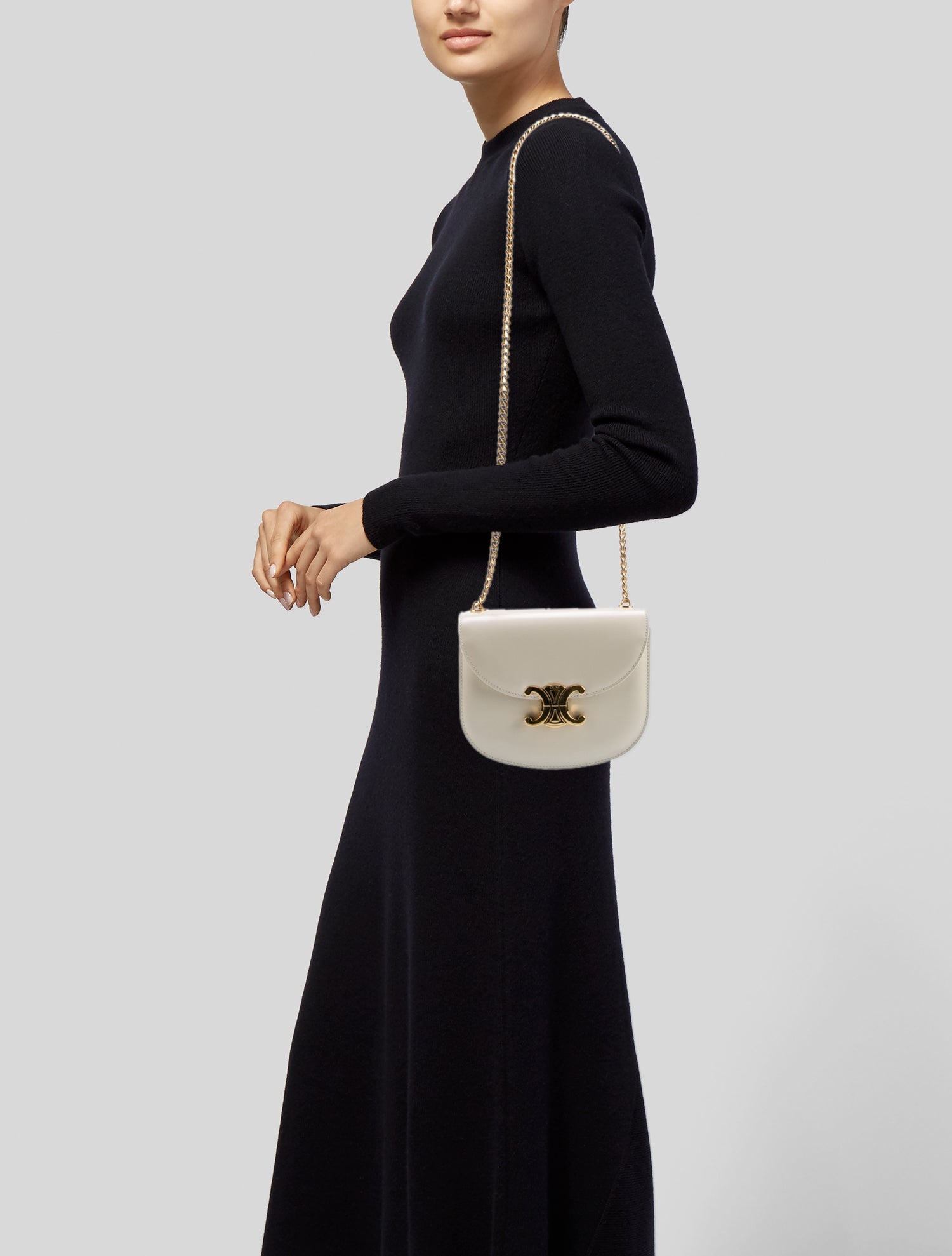 Celine Triomphe Chain Besace Clea Teen 2022