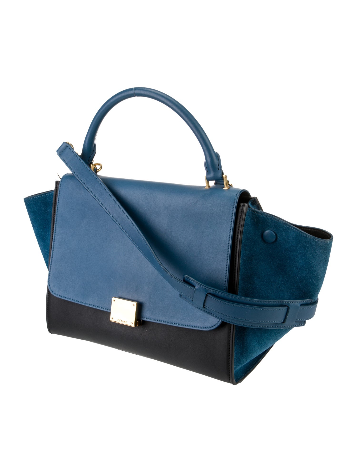 Celine Leather Trapeze