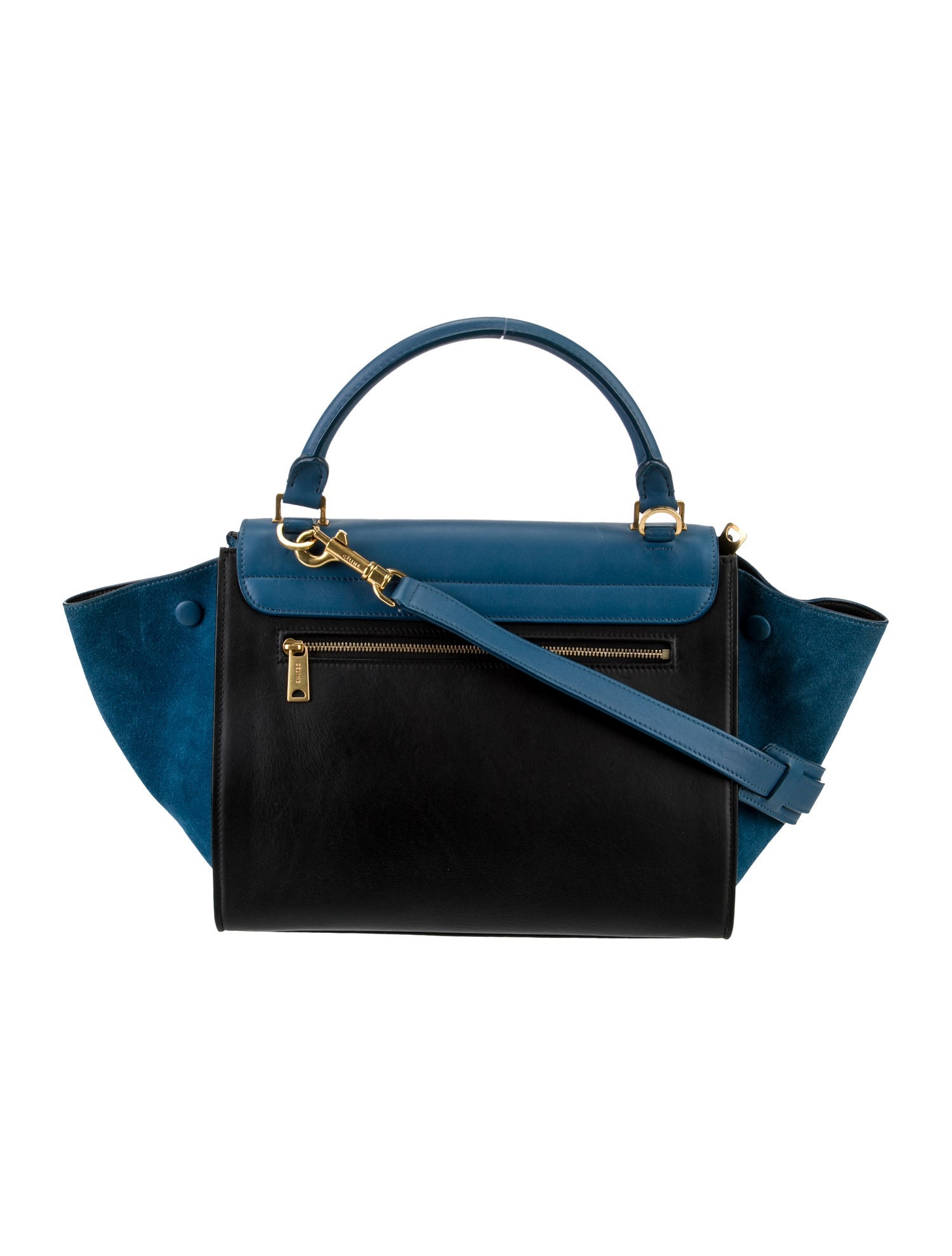 Celine Leather Trapeze