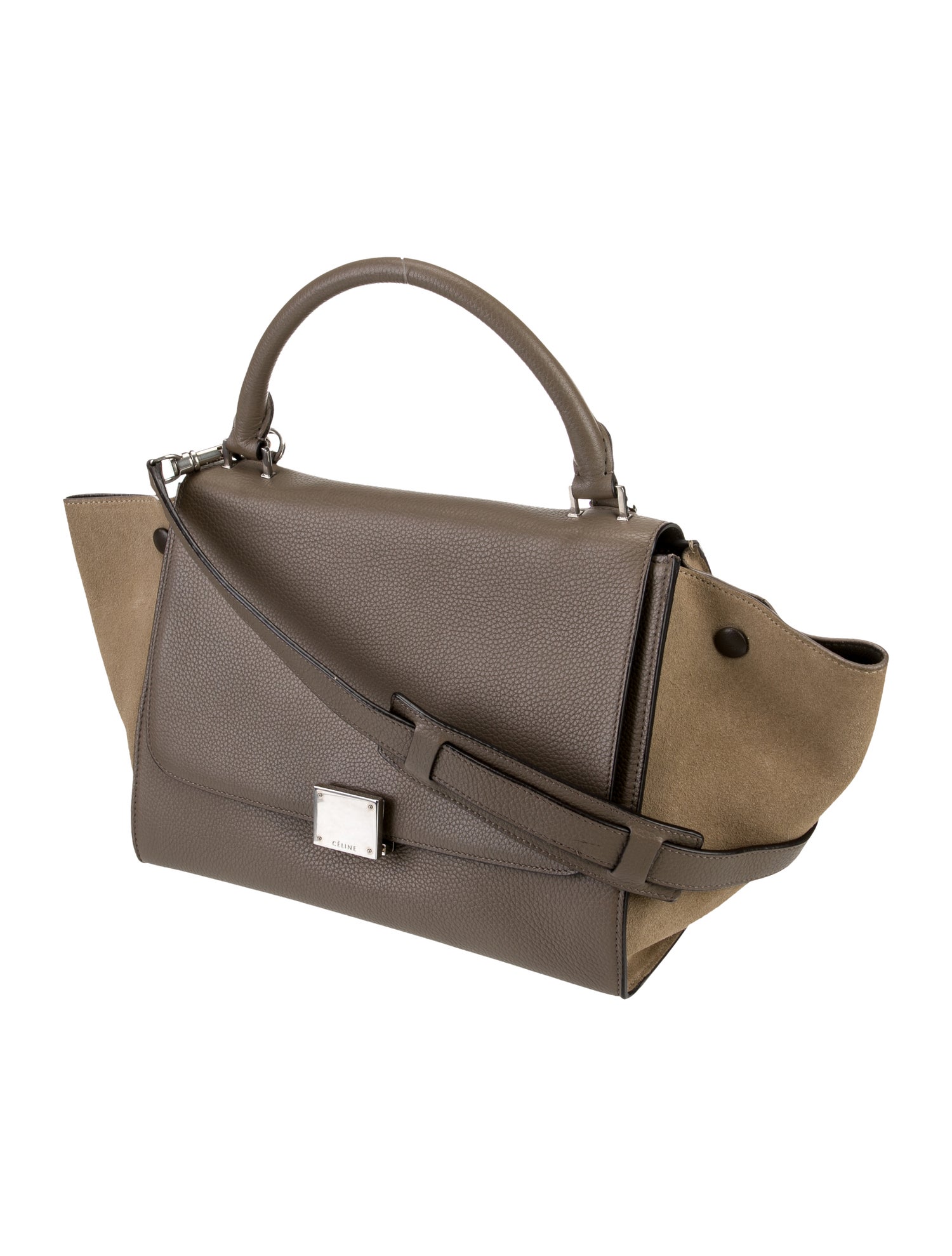 Celine Leather Trapeze Mini