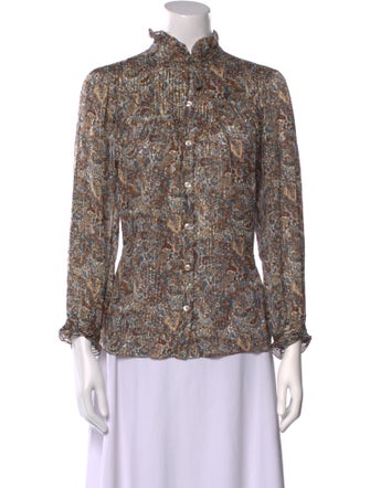 Celine Silk Printed Blouse
