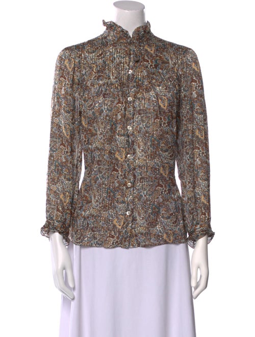 Celine Silk Printed Blouse
