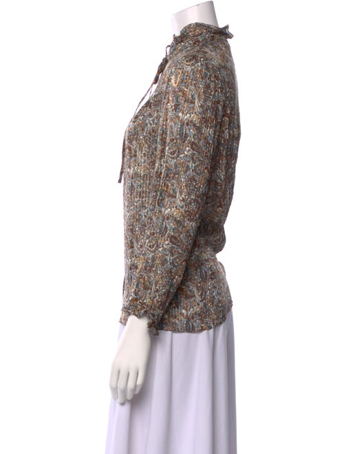 Celine Silk Printed Blouse