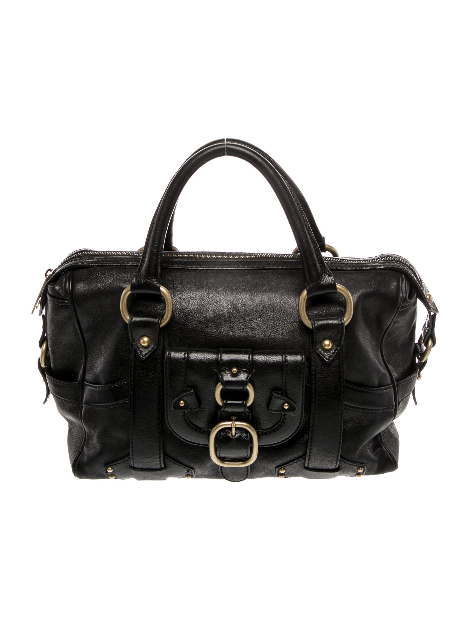 Celine Leather Shoulder Bag Vintage
