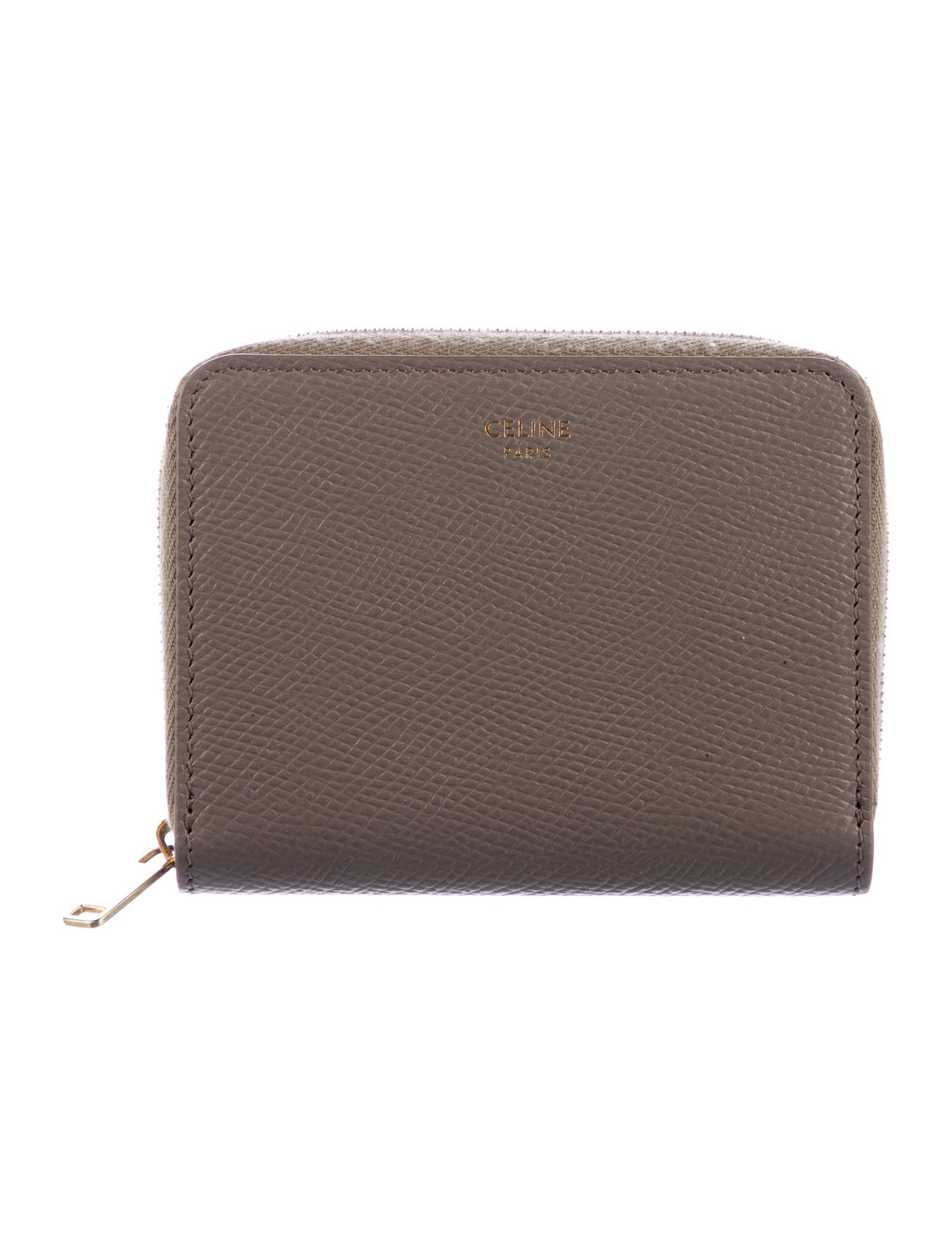 Celine Leather Compact Wallet