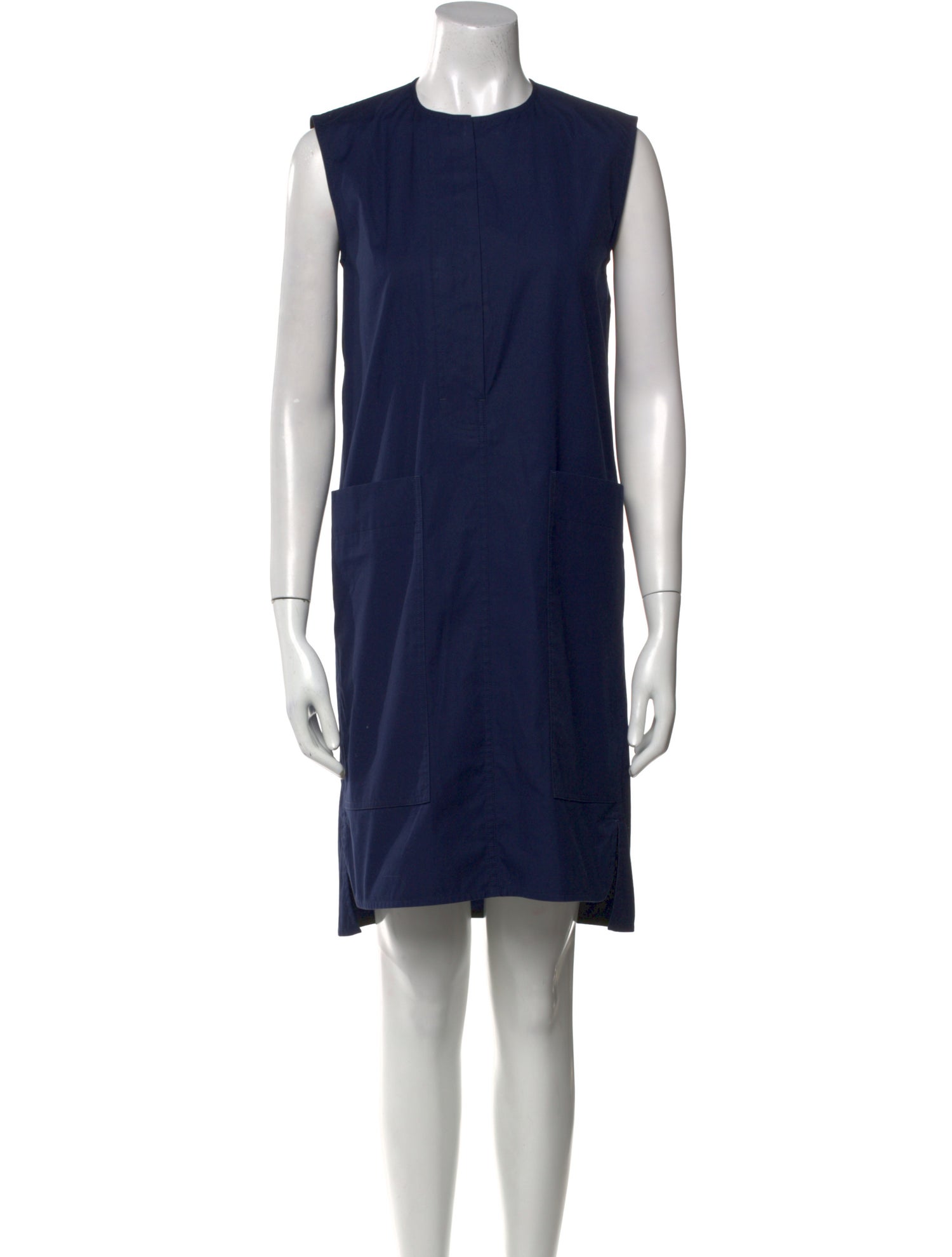 Celine Crew Neck Knee-Length Dress
