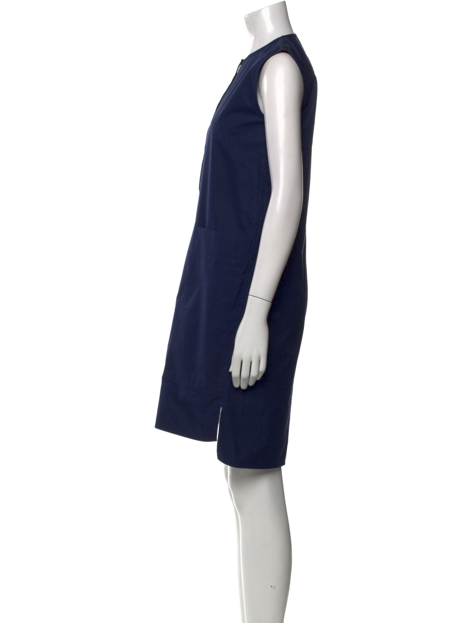 Celine Crew Neck Knee-Length Dress