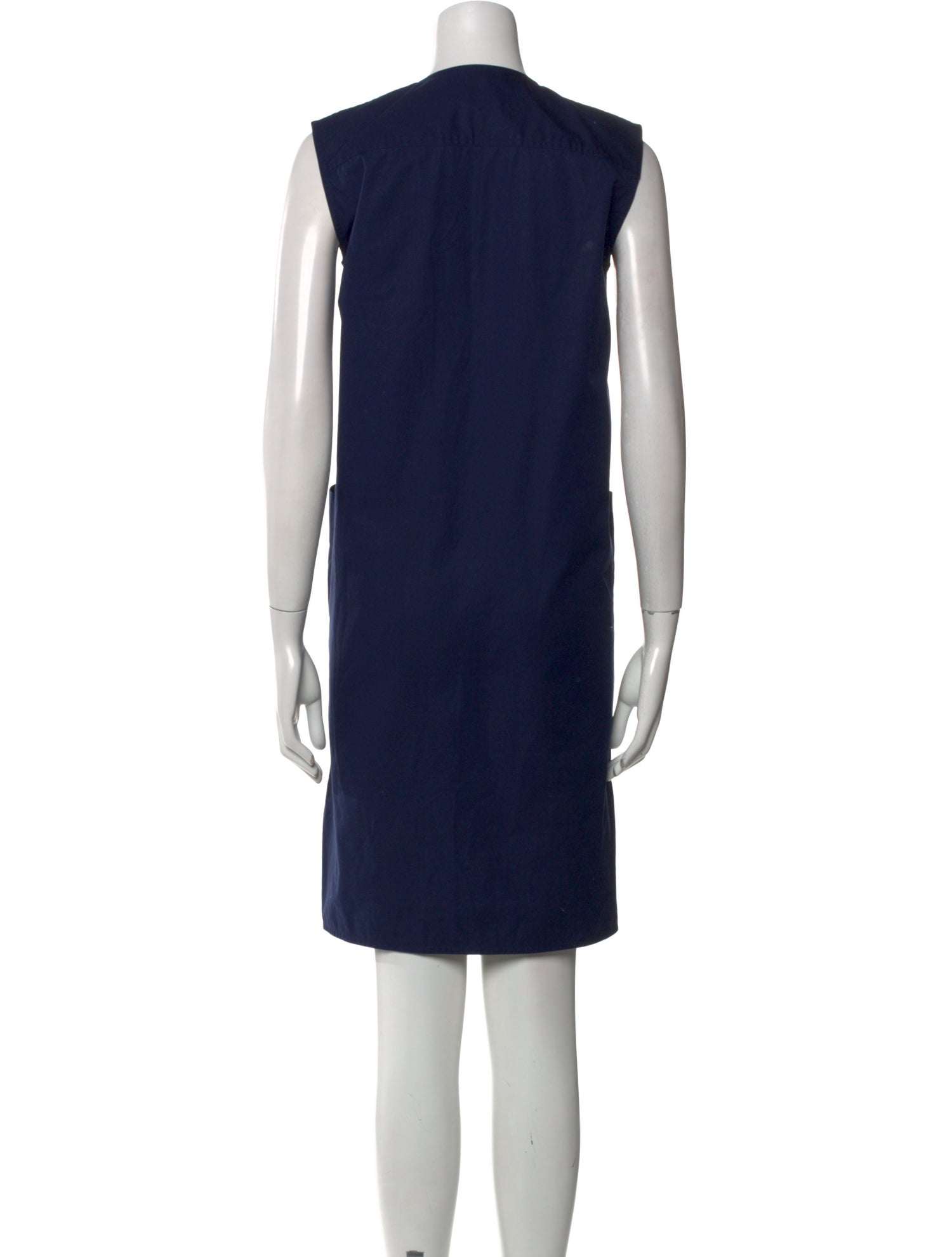 Celine Crew Neck Knee-Length Dress