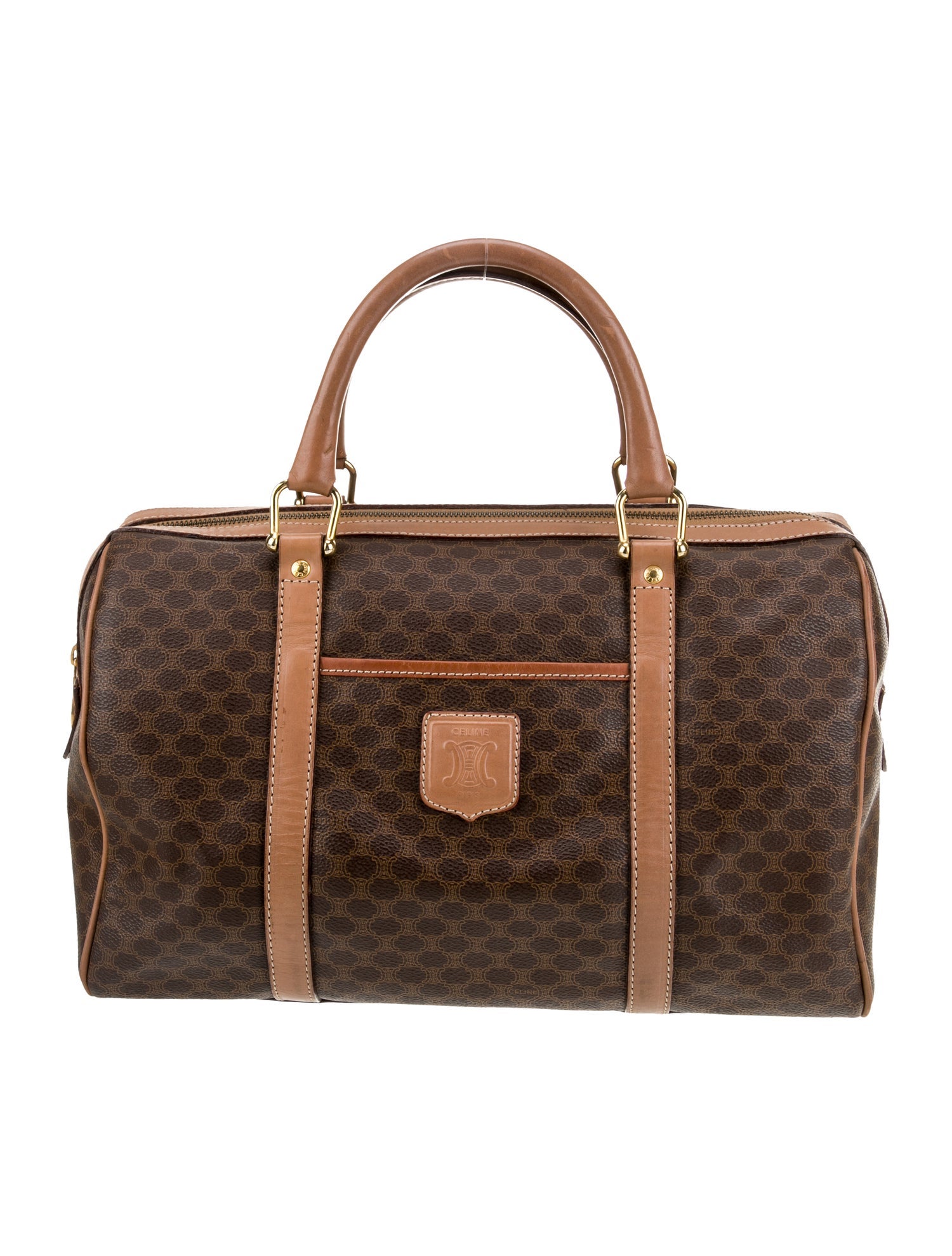 Celine Macadam Top Handle Bag Vintage