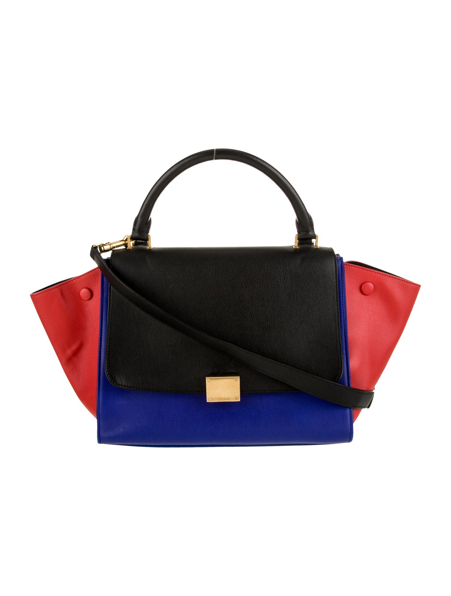 Celine Leather Trapeze