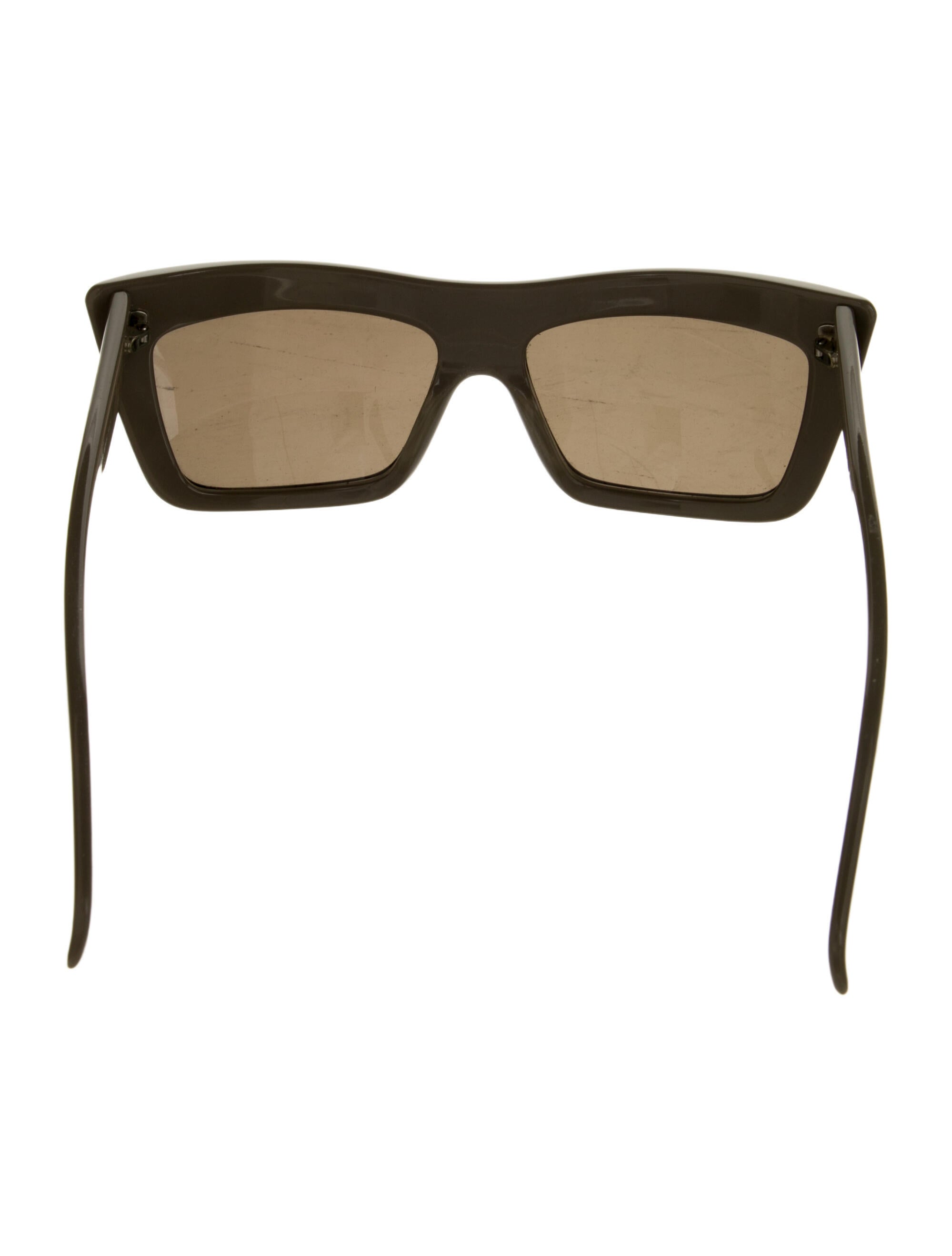 Celine Wayfarer Mirrored Sunglasses