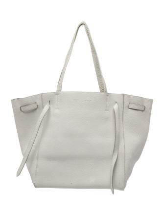 Celine Leather Cabas Phantom w/Belt Medium