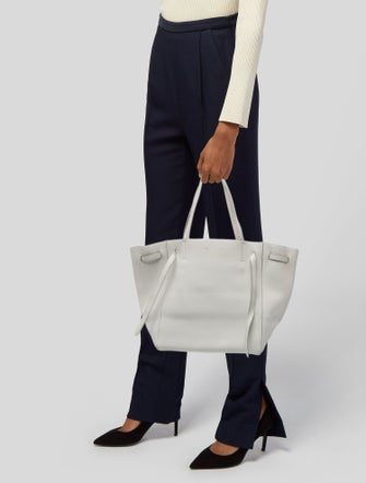 Celine Leather Cabas Phantom w/Belt Medium