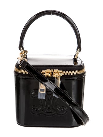 Celine Triomphe Cuir Triomphe Vanity Case Mini 2024