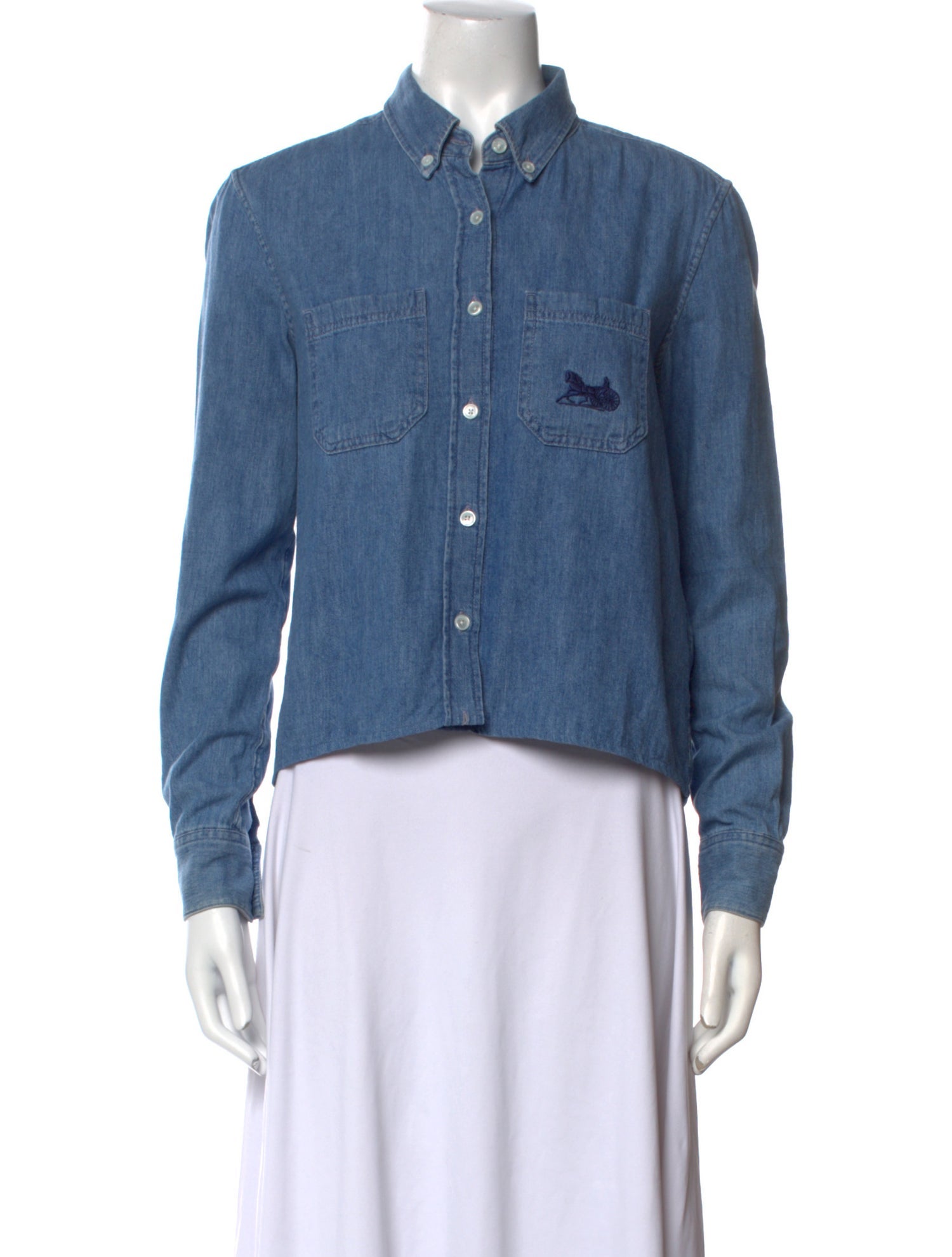 Celine Long Sleeve Button-Up Top