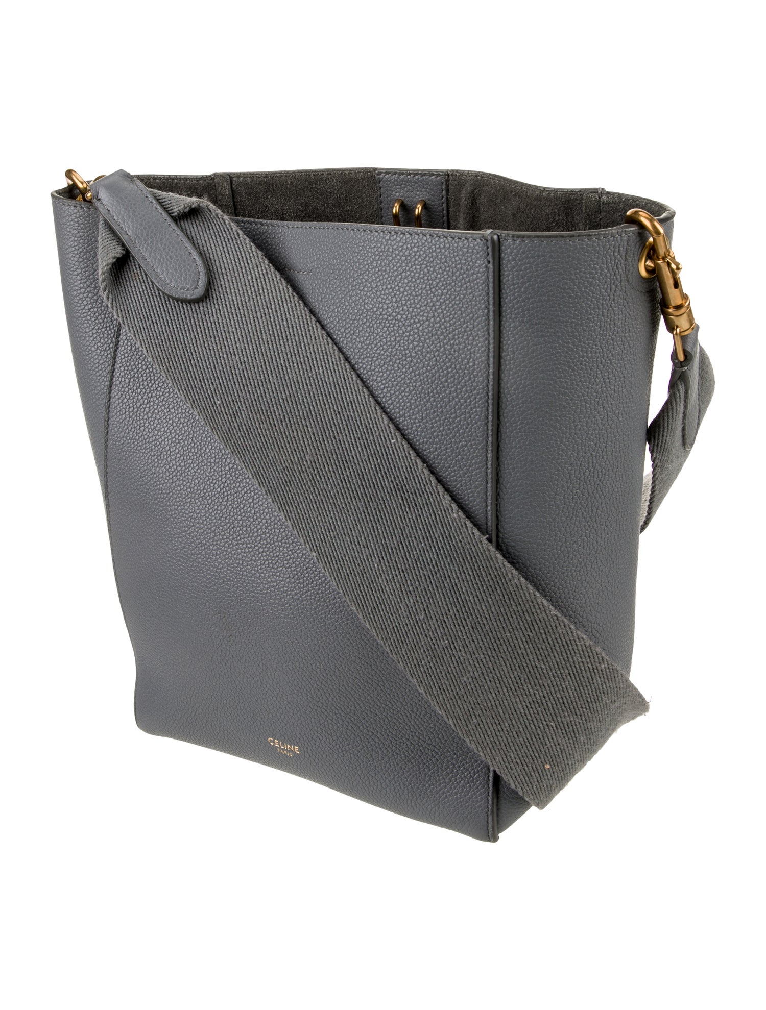 Celine Calfskin Seau Sangle Small