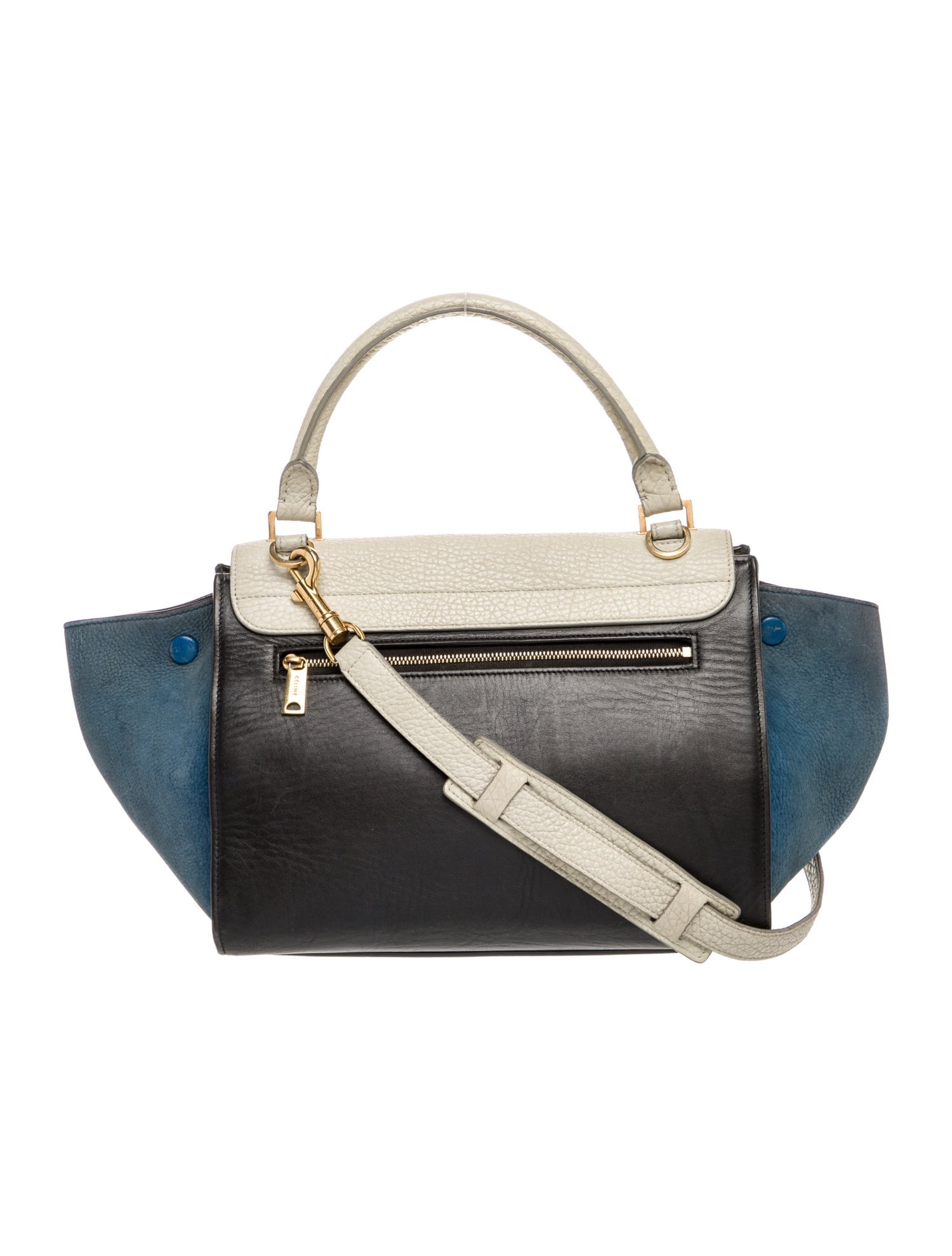 Celine Leather Trapeze