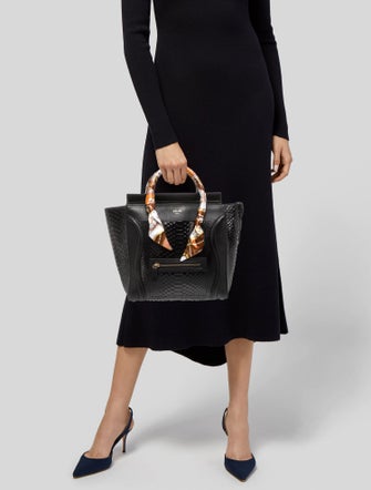 Celine Python Luggage Micro