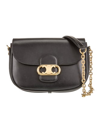 Celine Leather Chain Maillon Triomphe Medium