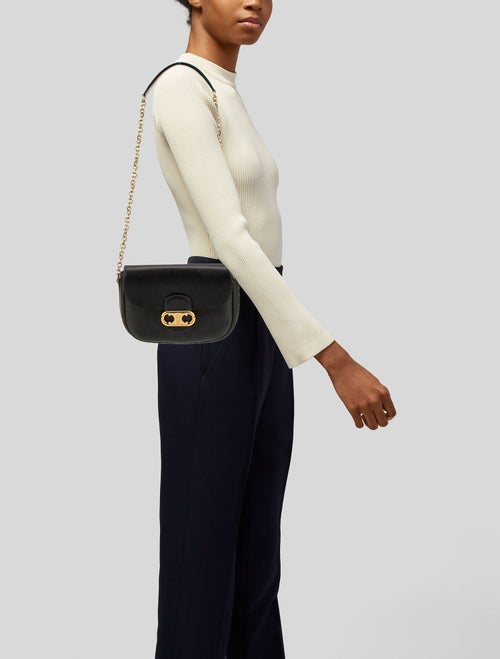 Celine Leather Chain Maillon Triomphe Medium