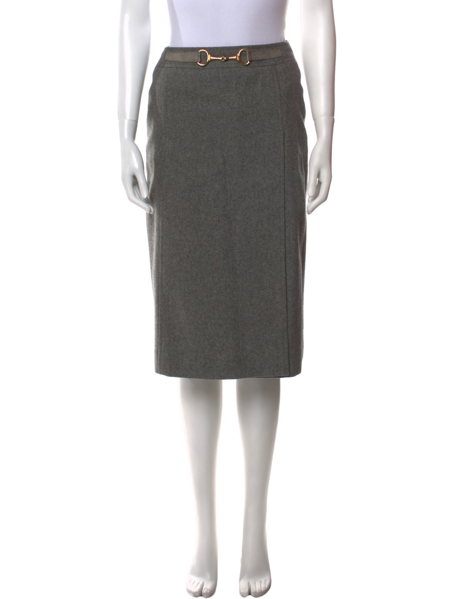 Celine Late 1980's - Early 1990's Knee-Length Skirt