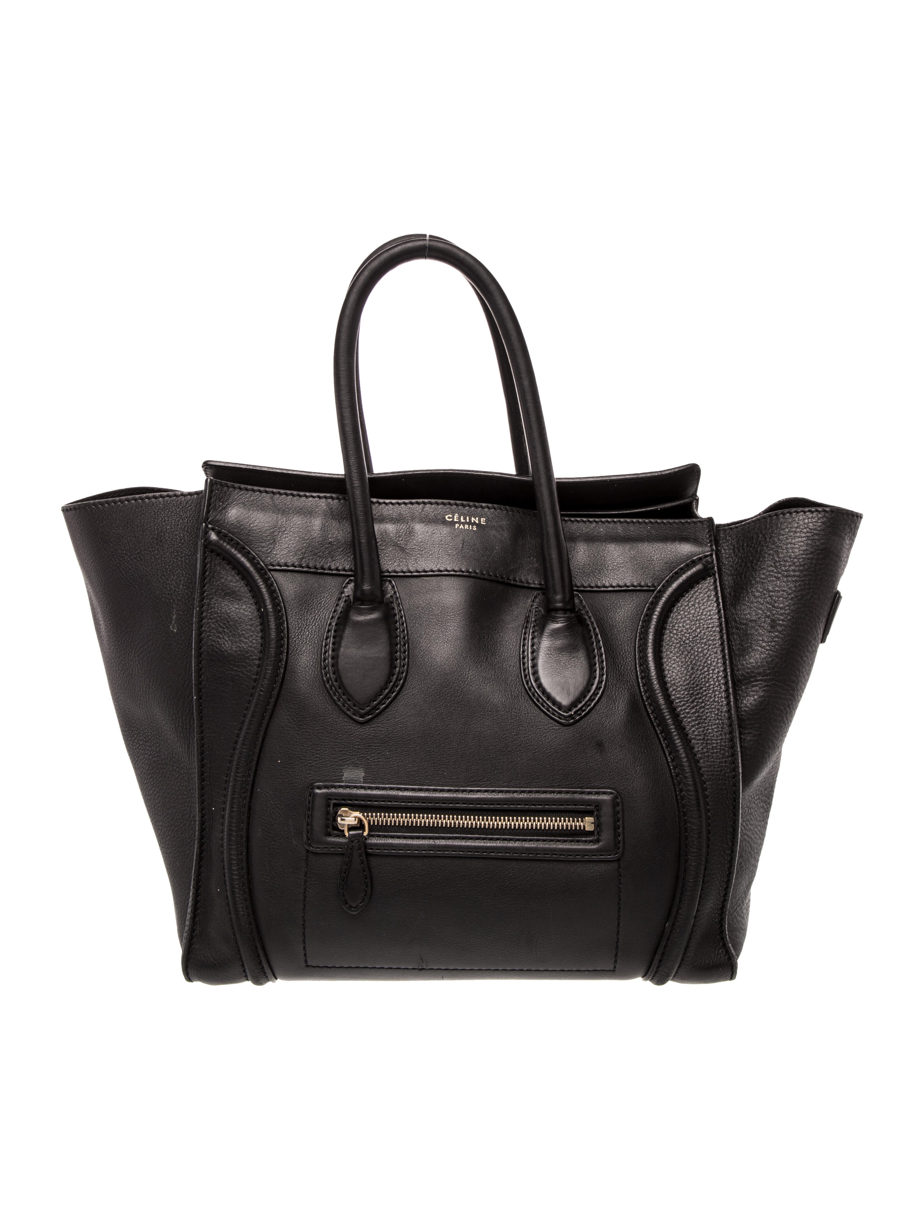 Celine Leather Luggage Mini