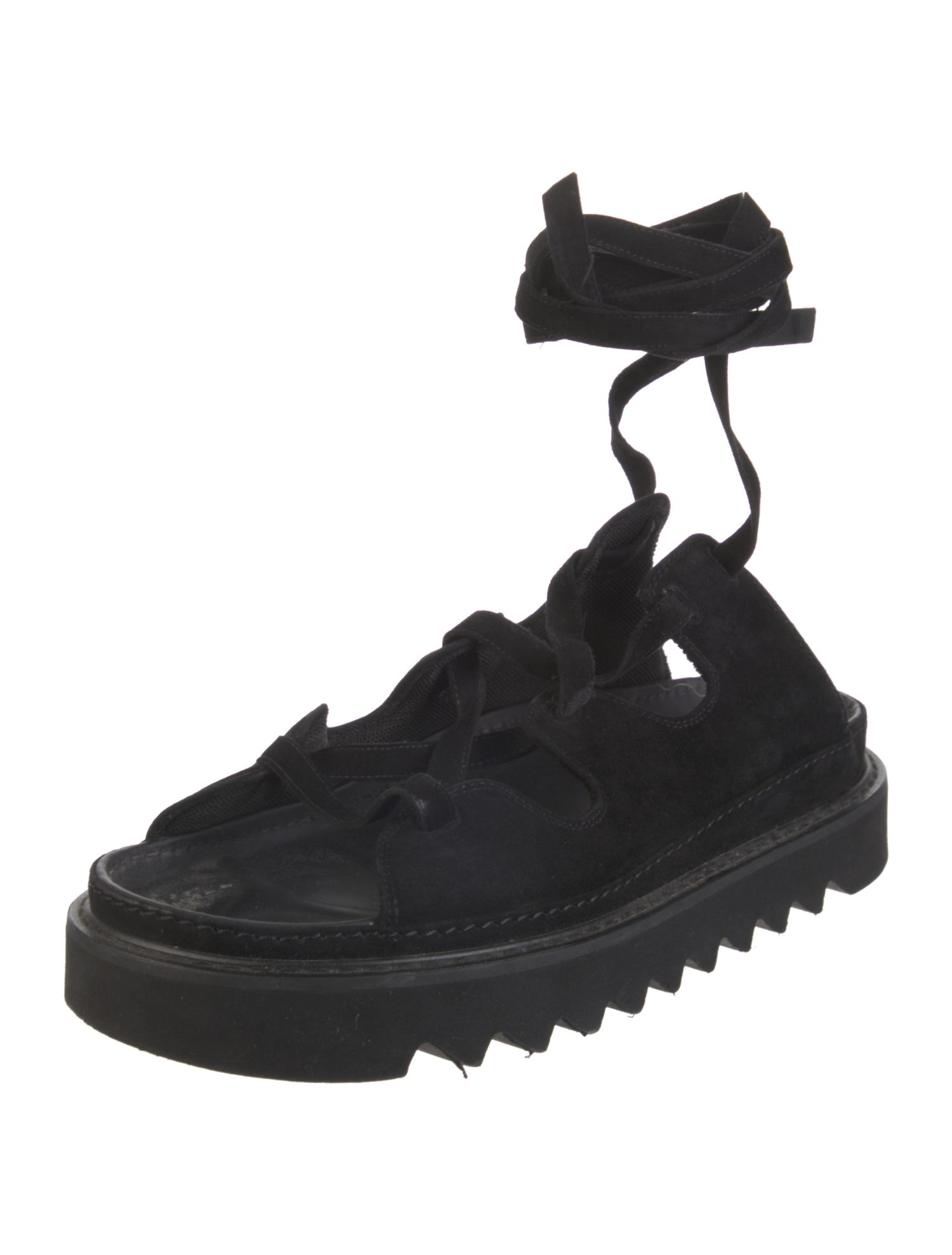 Celine Suede Gladiator Sandals