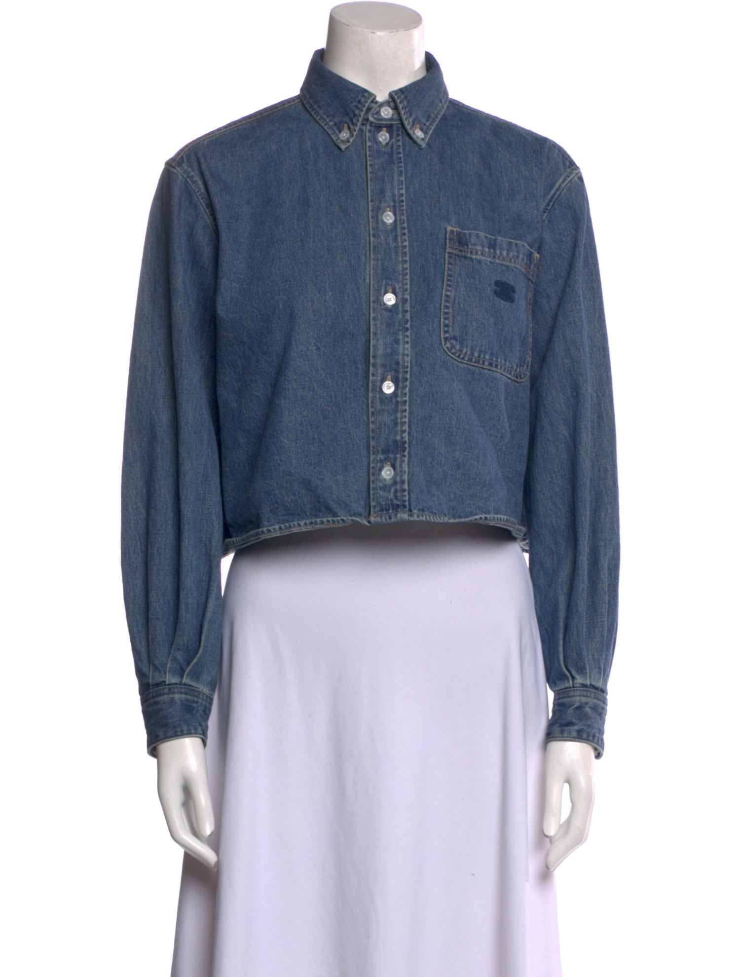 Celine Long Sleeve Crop Top